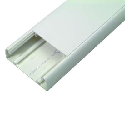 Goulotte blanche RAL 9010 105 x 35 x L=2000mm avec couvercle (L=85mm) DLP Design Legrand