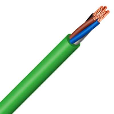Câble multiconducteurs flexible non faradisé avec couleurs LIHH-DIN 4x0.75mm² Cca 500V sans Vert/jaune et sans halogène (LSOH) (m)