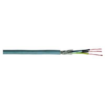 Câble multiconducteurs flexible faradisé numéroté LIYCY-OZ Cca  4G1.5mm² avec Vert/jaune (m)
