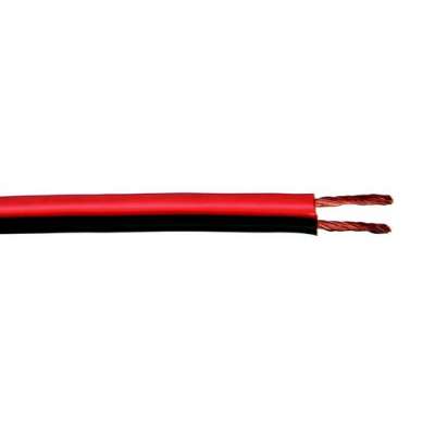 Câble haut-parleurs LSCURN 2x0.75mm² Eca rouge-noir (rouleau 100 mètres)
