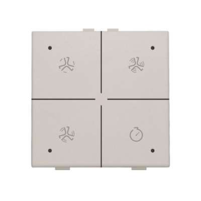 Commande de ventilation avec Led touches Original Light Grey Home Control® Niko