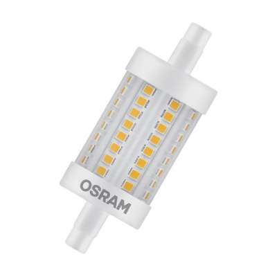 Lampe Led linéaire Parathom Line 8.2-75W/2700K/230V/R7s/78mm/15000h/1055lm blanc chaud Osram