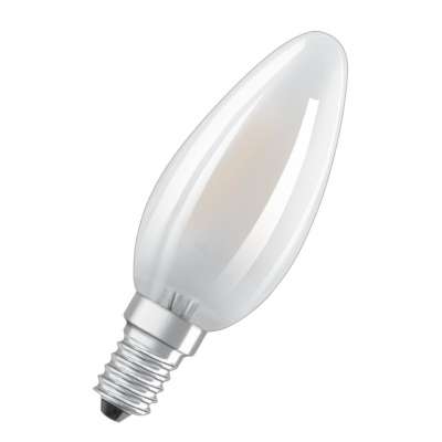 Lampe Led flamme Parathom Retrofit Classic B dépolie filament Ø35/2.5W/2700K/230V/E14/15000h/250lm blanc chaud Ledvance Osram
