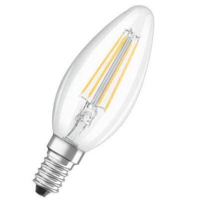 Lampe Led flamme dimmable Parathom Classic B claire filament Ø35/5W/2700K/230V/E14/15000h/470lm blanc chaud Osram