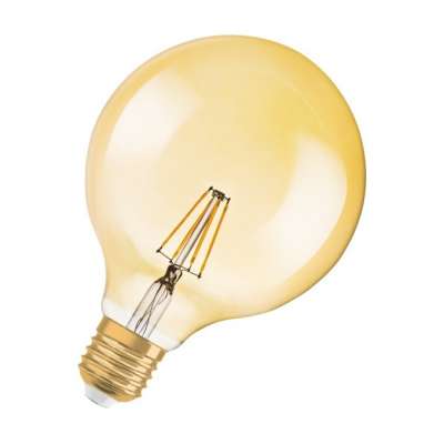 Lampe Led Parathom Retrofit Globe claire filament 40 Ø124/4W/2700K/230V/E27/15000h/470lm blanc chaud Osram