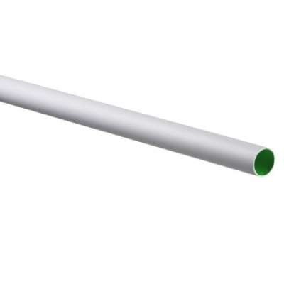 Tube PVC TTh Ø25mm gris clair RAL7035 sans halogène (LSOH) et renforcé (m)