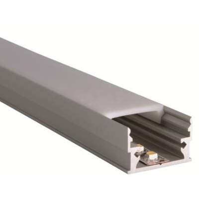 Profilé M-Line bas 24x15x3000mm aluminium Uni-Bright