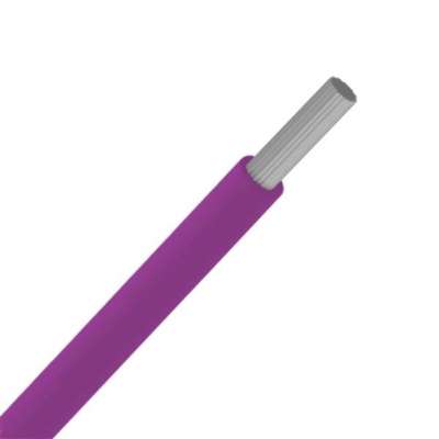 Fil de câblage flexible étamé VTBst 1mm² violet (rouleau 100m)